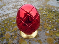 Metalised Red Egg.