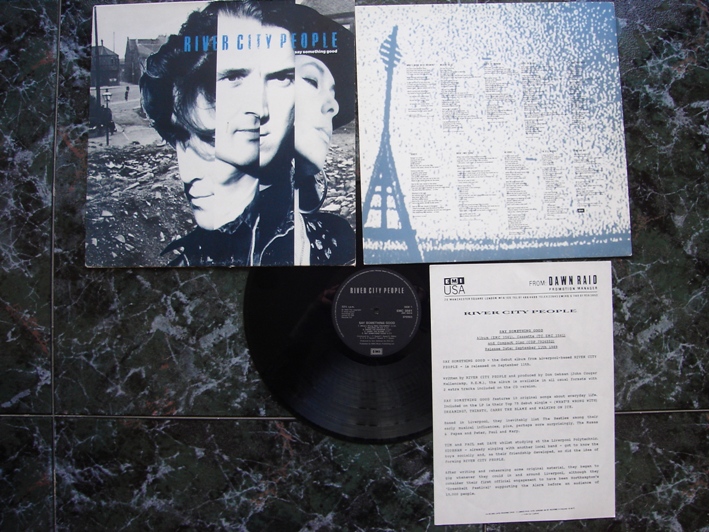 1989 Say Something Good (UK edition, different cover, promo and info sheet).