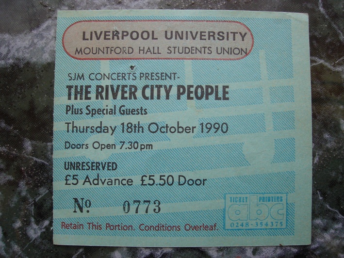 Liverpool University ticket.