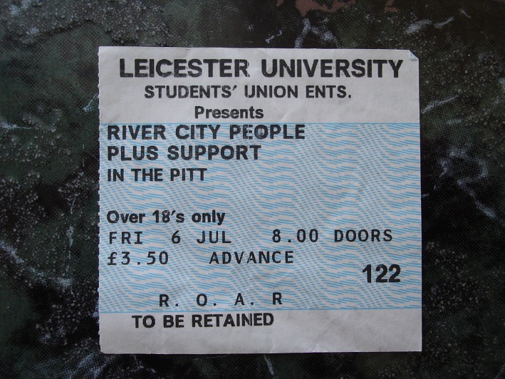 Leicester University ticket.